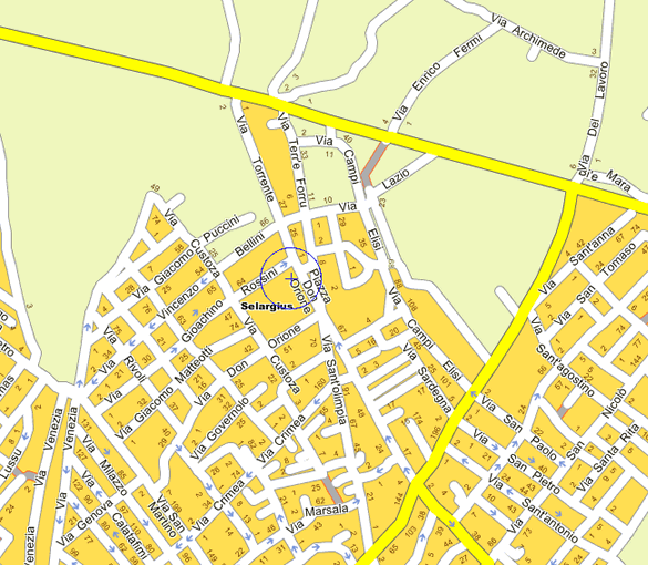 mappa sede